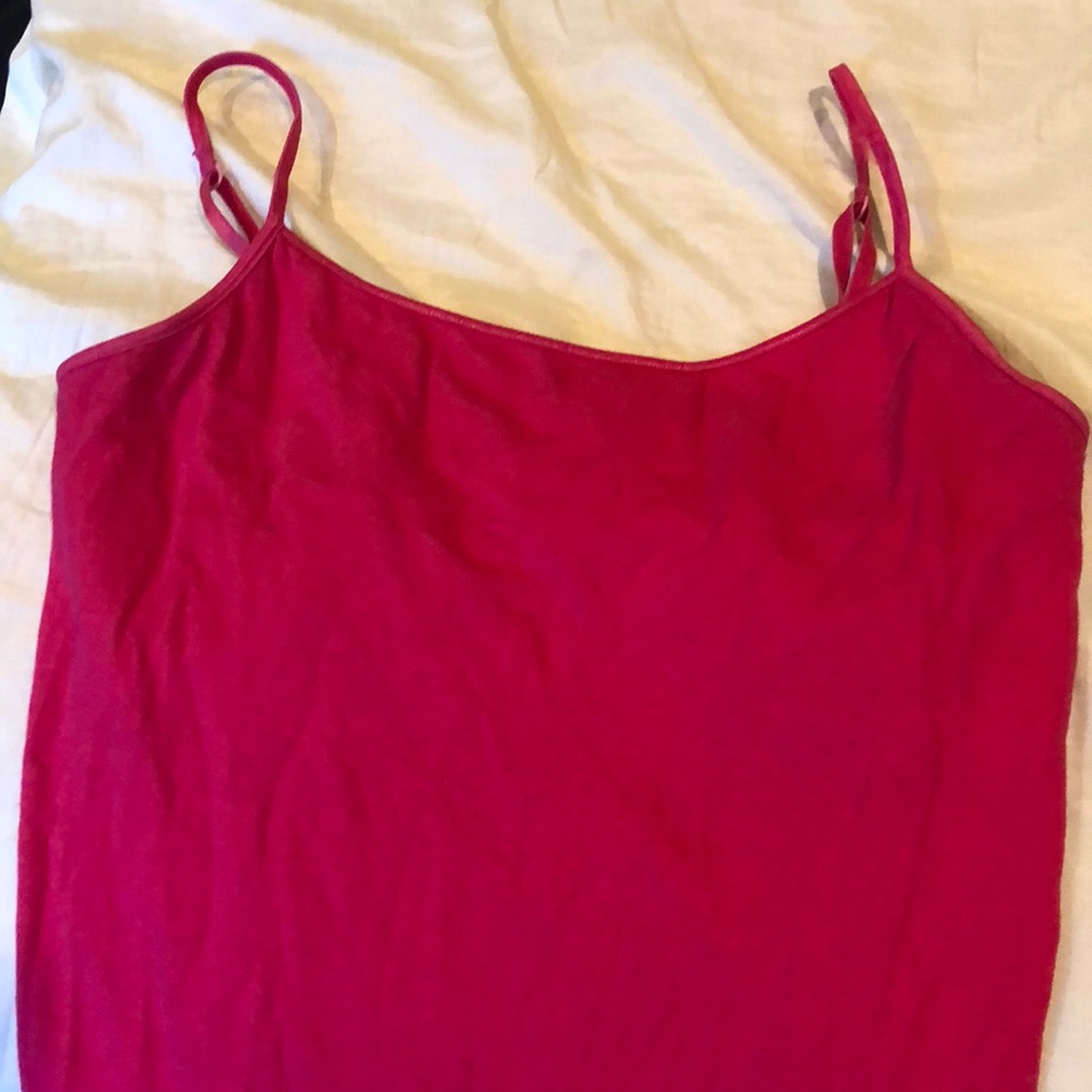 Hot pink tank top